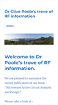 Mobile Screenshot of clivepoole.com