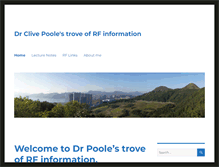 Tablet Screenshot of clivepoole.com